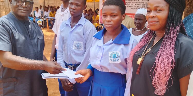 Hon. Peter Aniekwe Lifted Educational Zeal, Interestedness and Opportunities For Secondary School Students