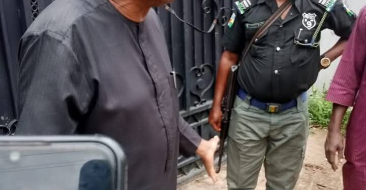 Lagos Demolition Spree: Peter Obi’s Brother’s Property Razed