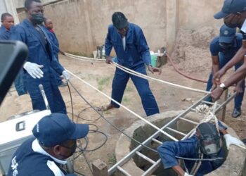 Dramatic Rescue: Lagos Firefighters Pull Man from 80ft Well