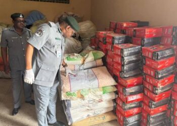 N1.2Billion Worth of Contraband Seized: Customs Foils Smuggling Attempt at Seme Border