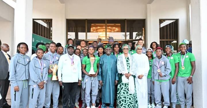 WAFCON Champions Get Royal Treatment: Tinubu Honours Super Falcons with National Award
