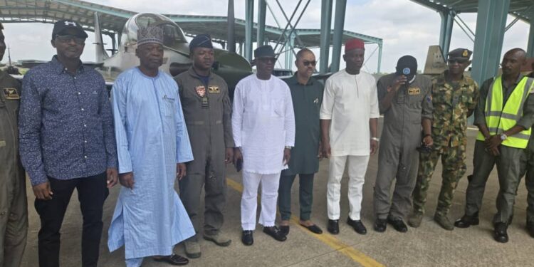 Hon. Aniekwe Shines in Air Force Base Inspection