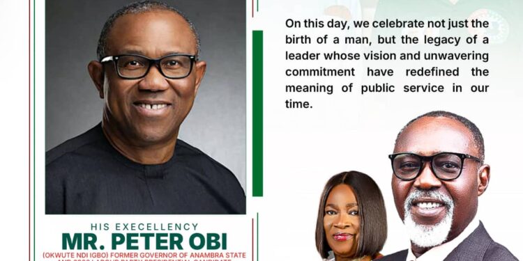 Dr. Moghalu Pens Heartfelt Birthday Message for Peter Obi