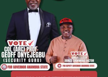 Col. Prof Onyejegbu’s Security Expertise: NNPP’s Fearless Duo to Tackle Anambra’s Challenges