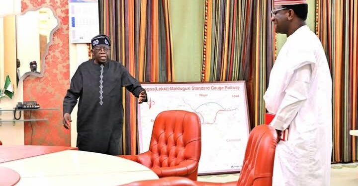 Jibrin (Kwankwaso’s ally) Meets Tinubu at Aso Villa