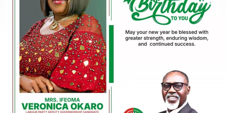 Dr. George Moghalu Celebrates Running Mate, Mrs. Ifeoma Veronica Okaro’s Birthday