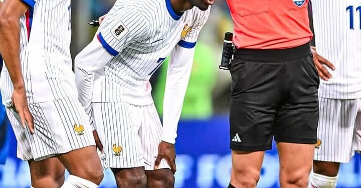 Dembélé Out for Six Weeks with Muscle Strain