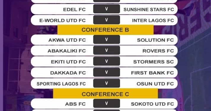 NNL 2025/26 Season Matchday 1 Schedule
