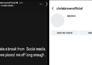 Chris Brown Announces Social Media Break