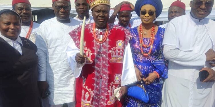 Nwoye Praises Igwe Ofuebe’s Leadership at Ofala Festival