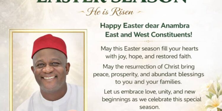 Aniekwe Spreads Easter Cheer, Champions Unity and Growth