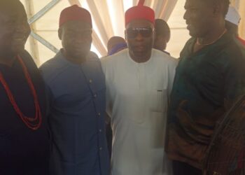 Sen. Nwoye Stands with Okugbaluazu N’Mmili Na Nando in Grief