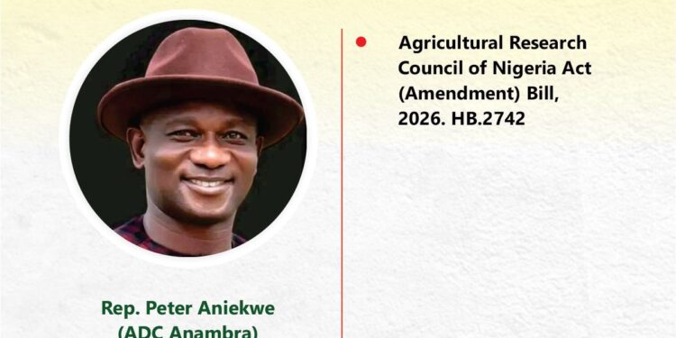 Anambra Lawmaker Pushes Stronger Agricultural Research Bill