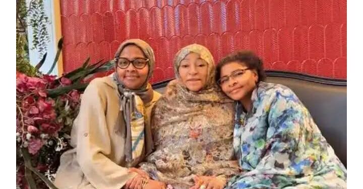 JUST IN: Gumsu Abacha Joins Former First Lady in Eid Celebration