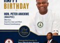 Nwoye Prays for Continued Service on Macpee’s Birthday