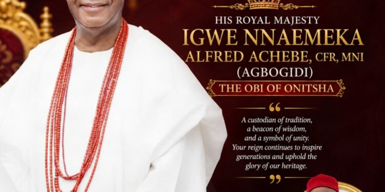 Aniekwe Celebrates Royal Father, Obi of Onitsha, on 85th Milestone
