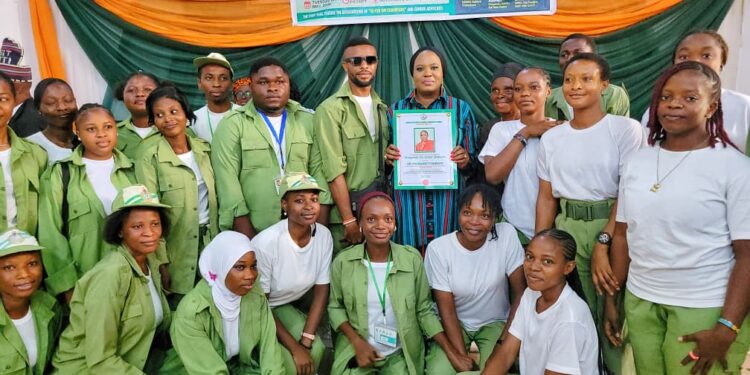 Mrs Fagboyo Inspires Corps Members at Special Seat Bills Lecture