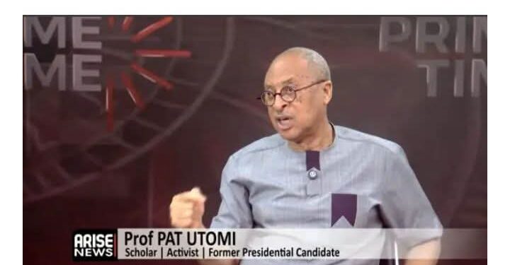 JUST IN: Pat Utomi Unveils National Manifesto Drive