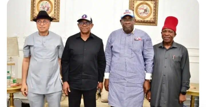 JUST IN: Peter Obi, Dickson Meet To Resolve NDC Internal Crîsîs