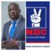 JUST IN: NDC Condemns Court De-recognition, preaches Calmness