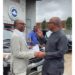 JUST IN: Peter Obi Meets Rotimi Amaechi at the Funeral Service