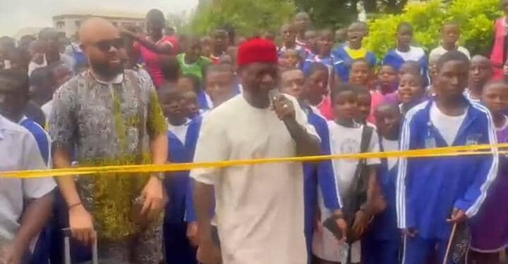 JUST IN: Senator Tony Nwoye Gives Modebe Memorial a New Look