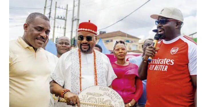Joy as Ikenga Umuawulu unveils road in Anambra community