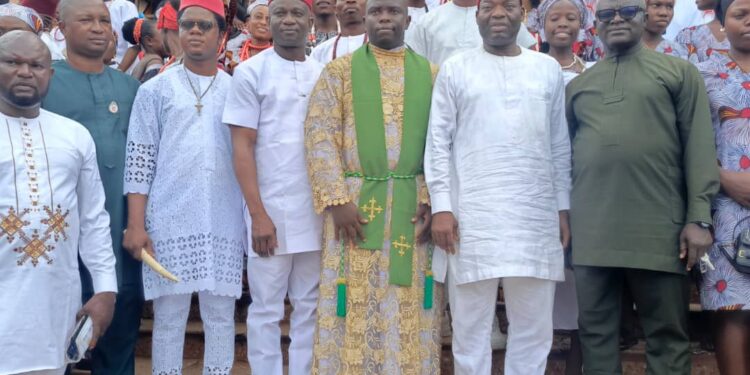 JUST IN: Macpee Celebrates with Aguleri Catholic Youths
