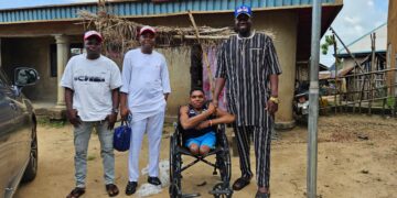 Onyilinmagba Anam Brings Joy to Chukwudi With New Wheelchair